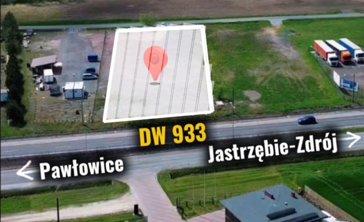 działka na wynajem - Jastrzębie-Zdrój, Bzie Górne, Pszczyńska